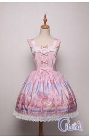 Citanul Kitty's Illusion Pinafore Dress(Pre-Made/Limited)